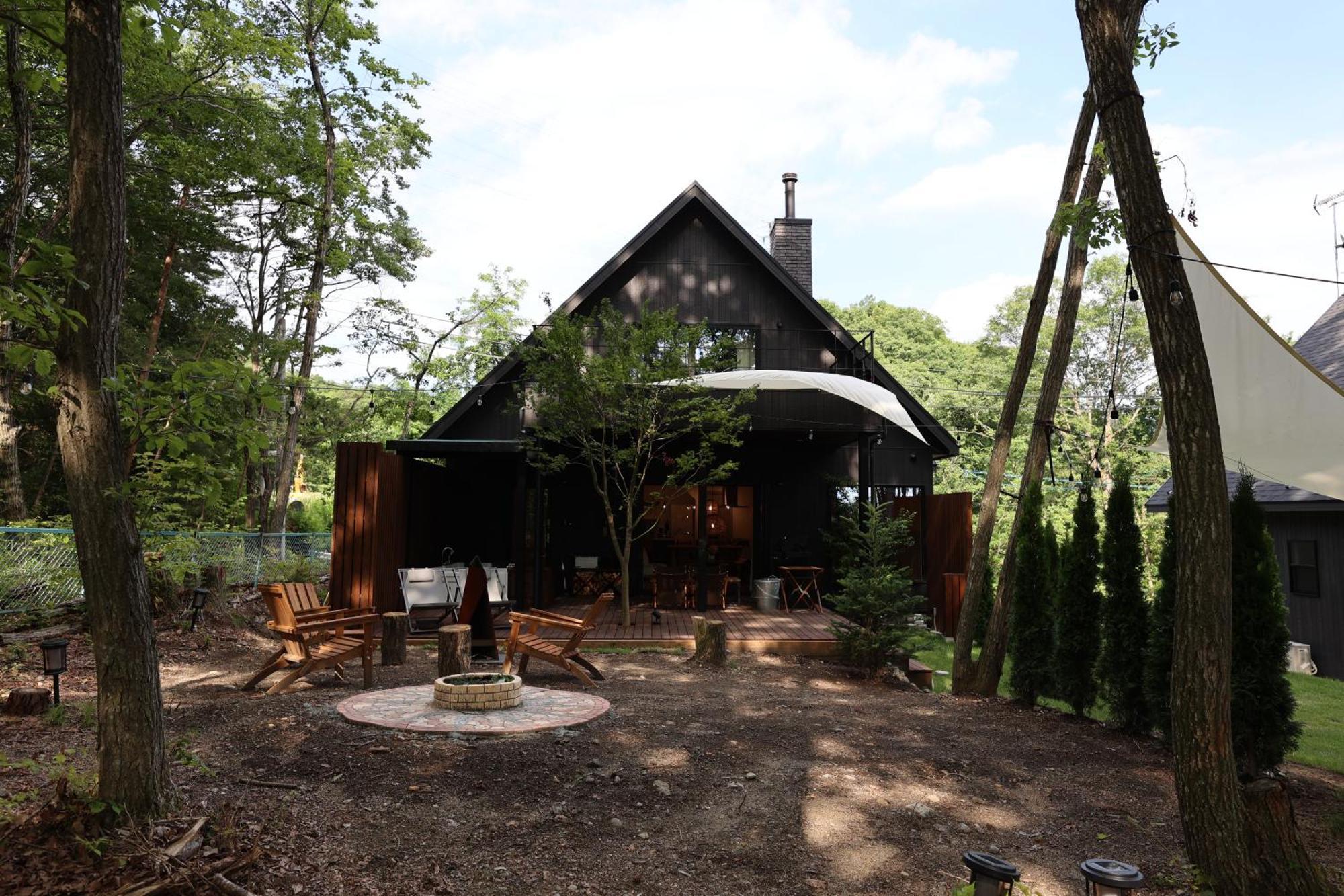 Sauna Forest Cabin 軽井沢 御代田　Mori-Asobi Oiwake Экстерьер фото