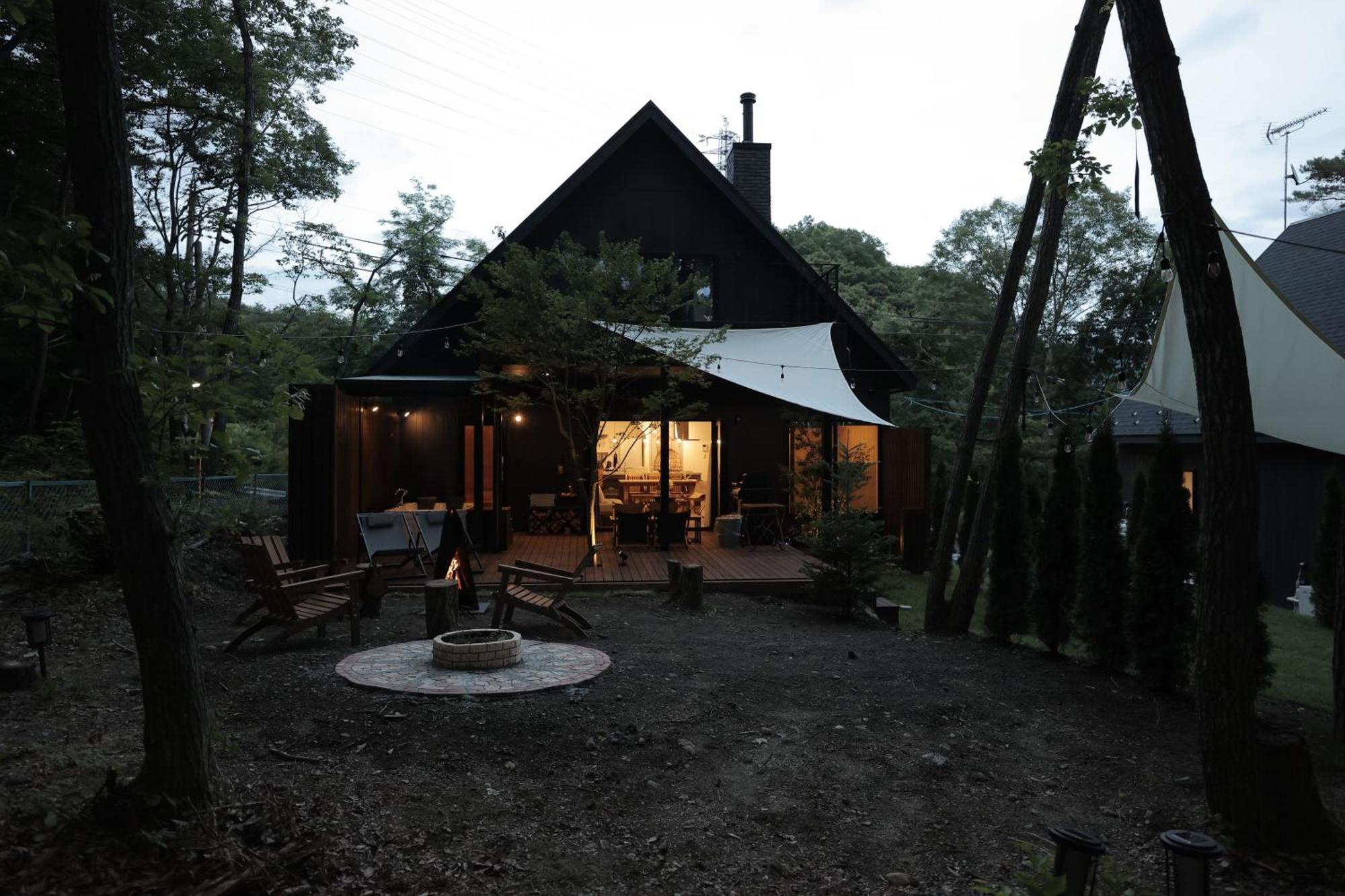 Sauna Forest Cabin 軽井沢 御代田　Mori-Asobi Oiwake Экстерьер фото