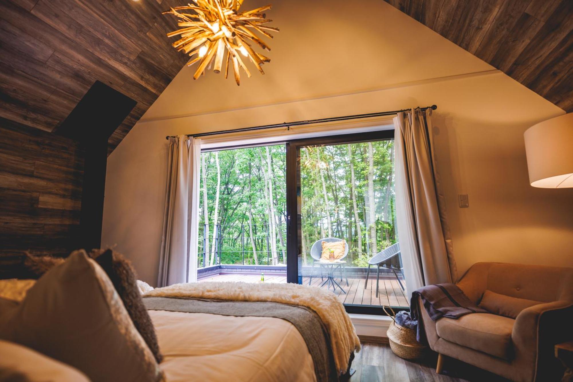 Sauna Forest Cabin 軽井沢 御代田　Mori-Asobi Oiwake Экстерьер фото