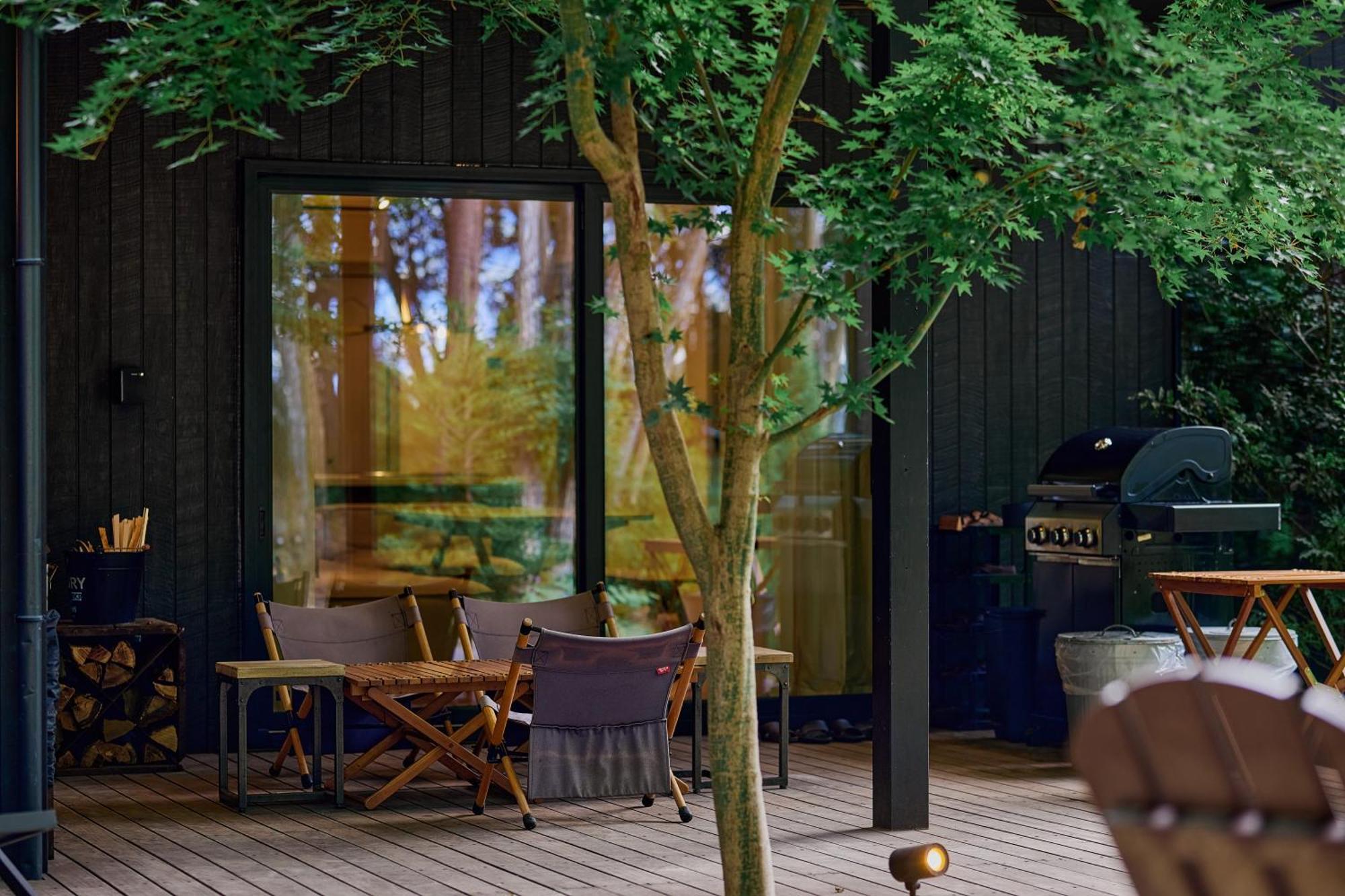 Sauna Forest Cabin 軽井沢 御代田　Mori-Asobi Oiwake Экстерьер фото